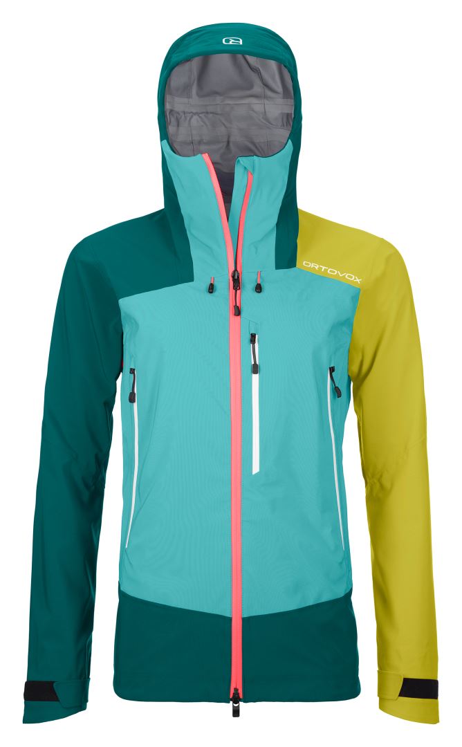 Ortovox Westalpen 3L Jas Dames Hardshell Jas Ice Waterfall S