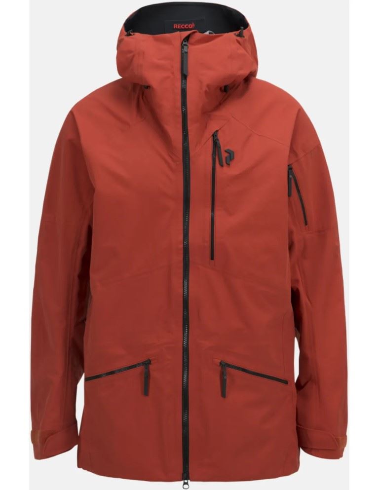 Peak Performance Radical Hardshell Wintersport Wintersportjas Heren Orange Planet S