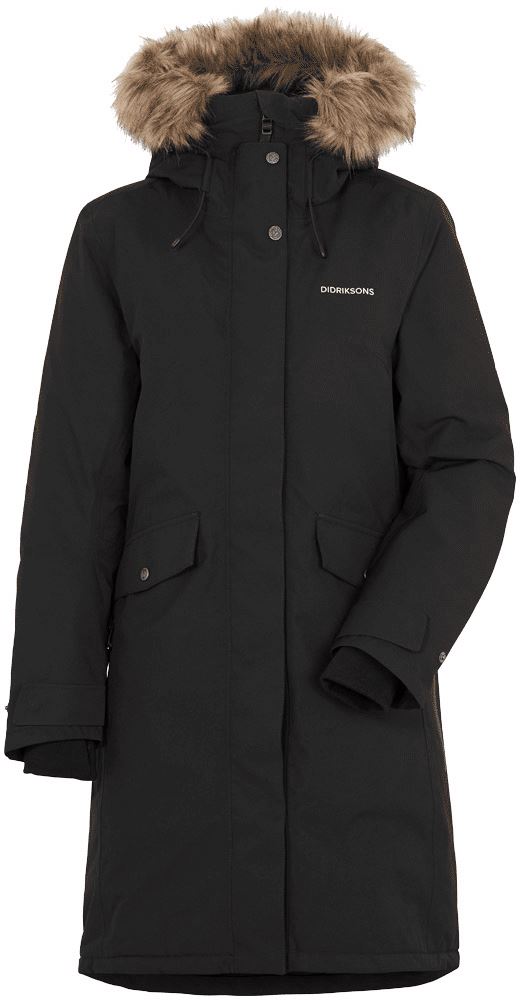 Didriksons Erika Parka Jas Dames Black 46