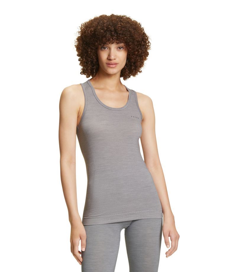 Falke Top Wool-Tech Light Hemd Dames Grey-Heather L