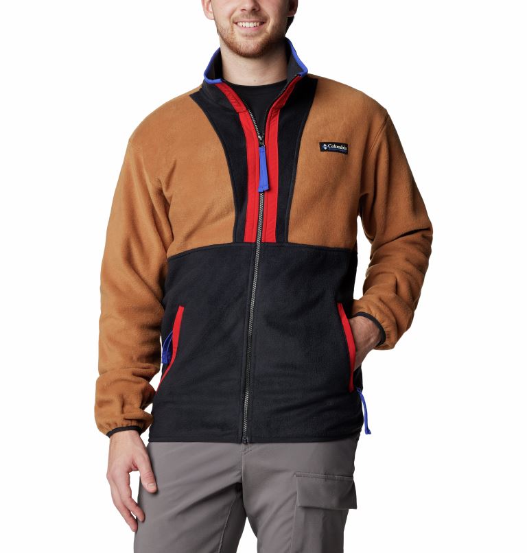 Columbia Backbowl™ II Full Zip Fleece Heren Camel Brown M