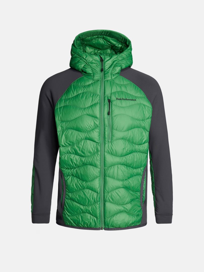 Peak Performance Helium Down Hybrid Hood Heren Isolatiejas Race Green S