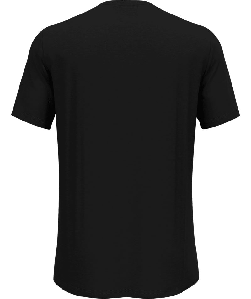 Odlo Merino Tencel Plain T-shirt Heren Black Melange L