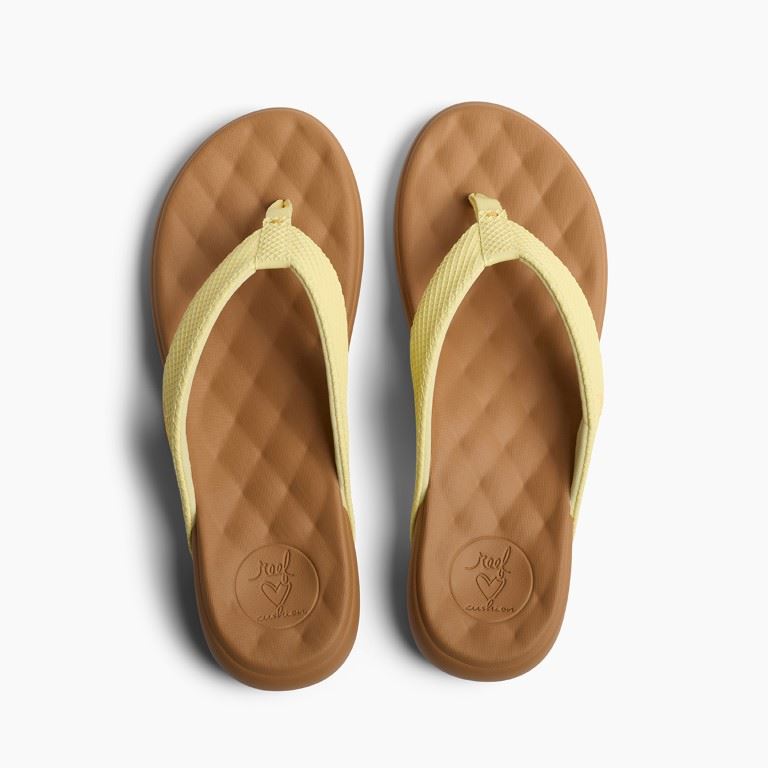 Reef Cushion Harmony Slipper Dames Pale Banana 10