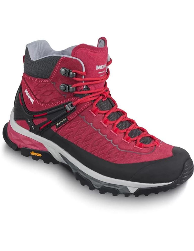 Meindl Top Trail Lady Mid Gtx Dames Hoge Wandelschoen Rubinrot 7,5