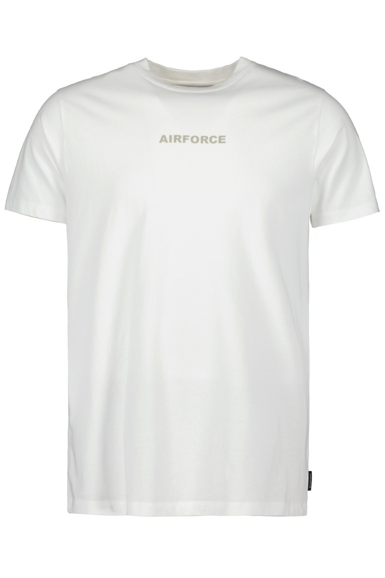 Airforce Wording/Logo T-shirt Heren White L