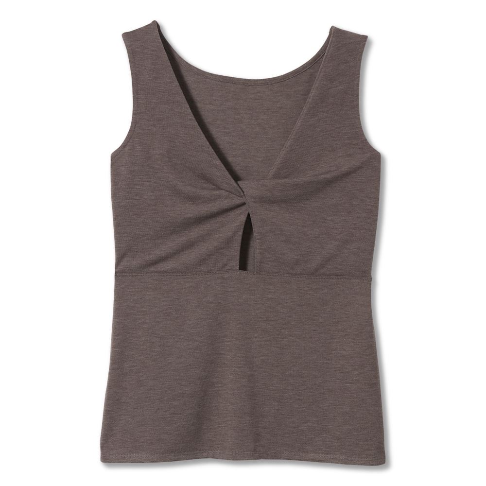 Royal Robbins Essential Tencel Twist Dames Hemd Falcon Htr XL