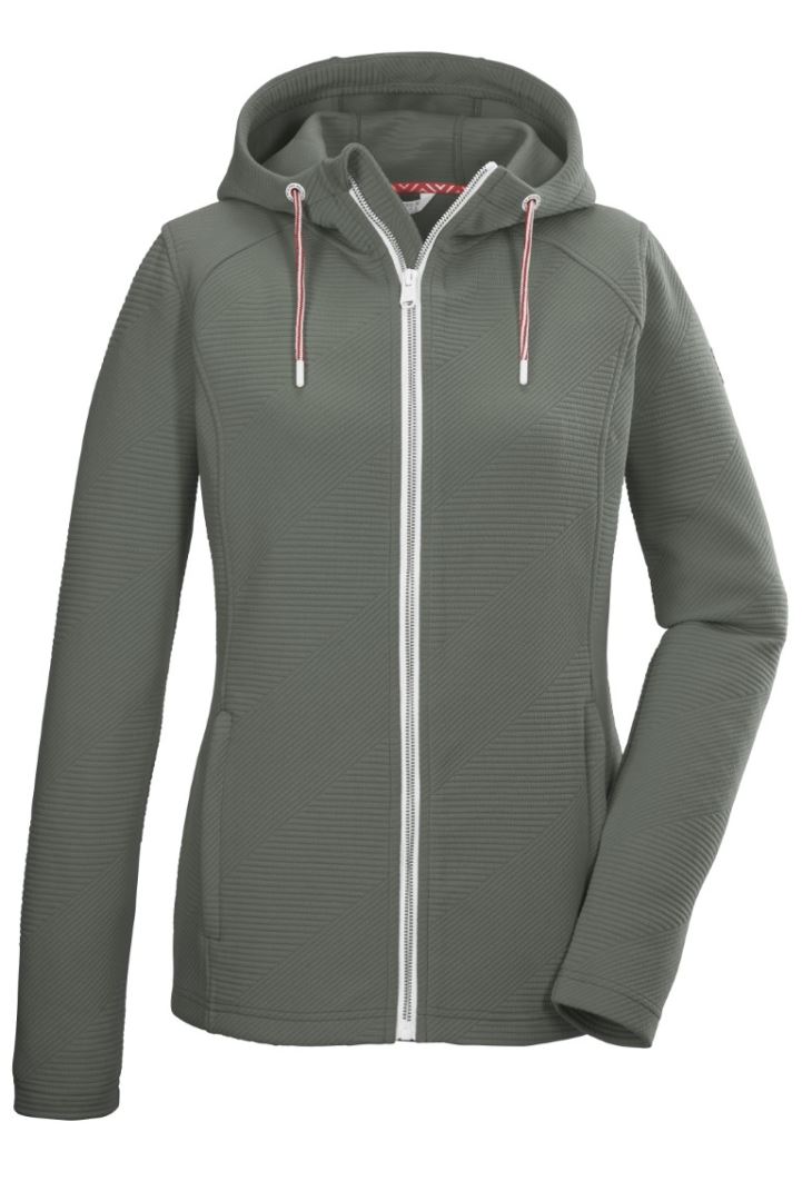 Killtec KOS 33 Power Stretch Fleece Dames Light Olive 42