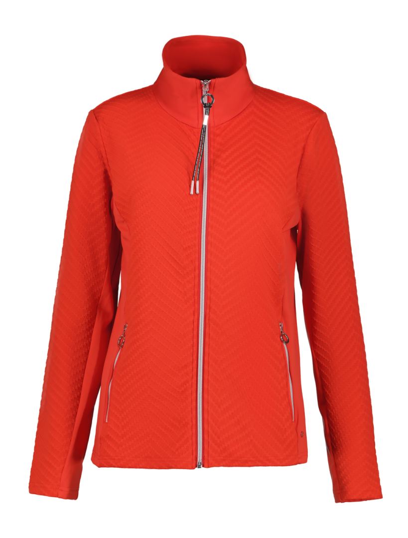 Luhta Ilvesoja Midlayer - Coral-red - Outdoor Kleding - Fleeces en Truien - Fleece