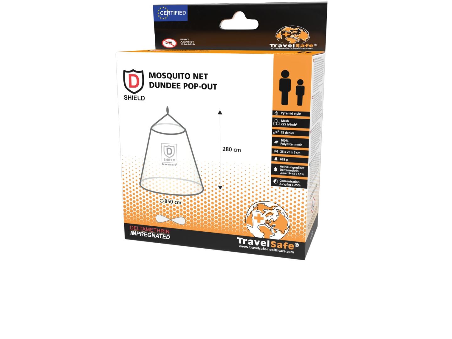 Travelsafe Klamboe Tropical Pop-Out 1/2P Klamboe