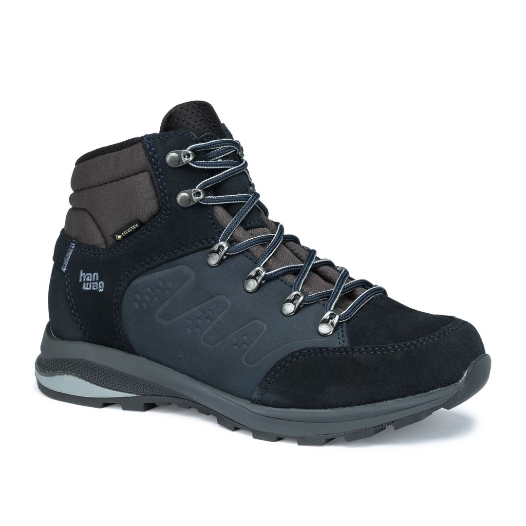 Hanwag Torsby SF Extra Lady GTX - Navy/asphalt - Schoenen - Wandelschoenen - Halfhoge schoenen