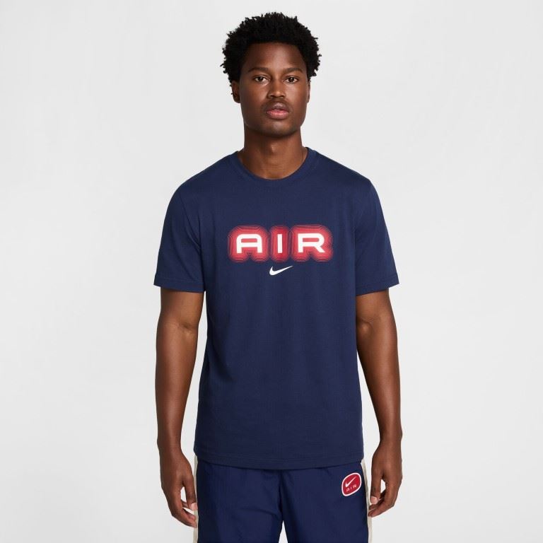 Nike Sportswear Air Graphic T-shirt Heren Midnight Navy M