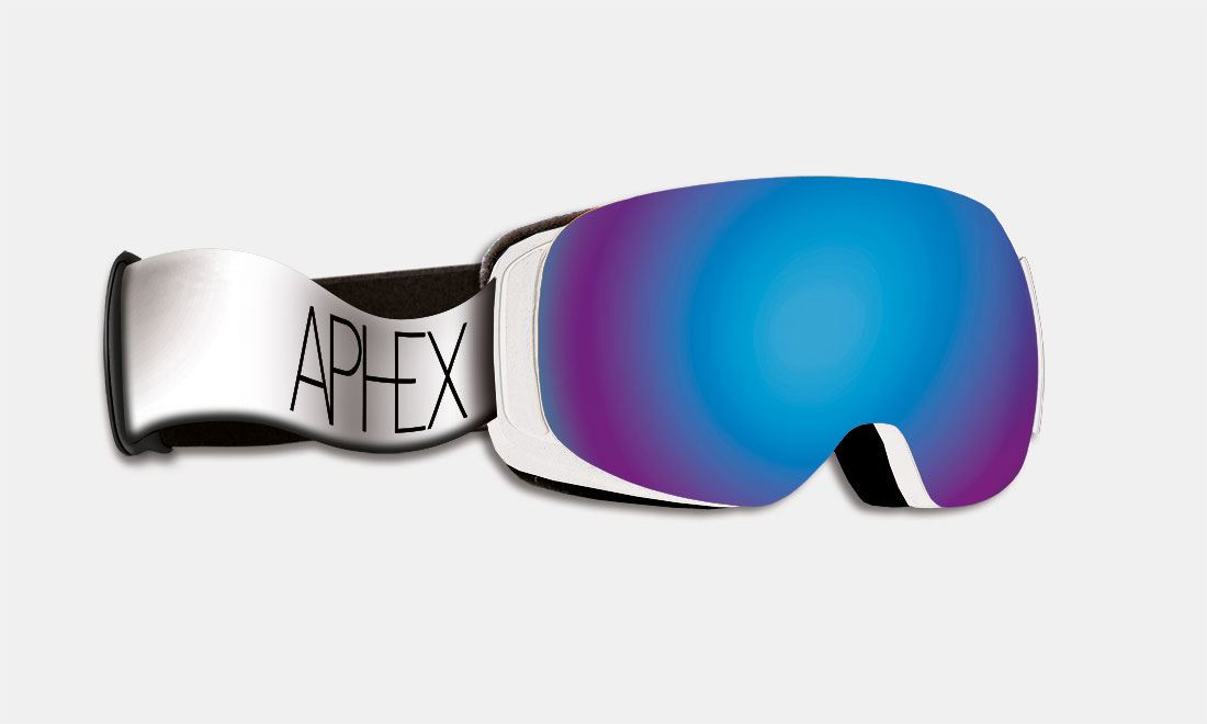 Aphex Kepler Small Photochromic Sneeuwbril Kinderen Matt White One Size