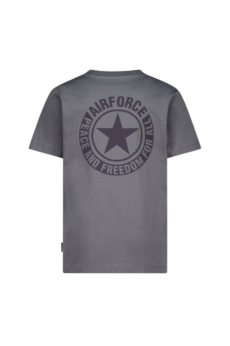 Airforce Wording/Logo T-Shirt Kinder - Jongens Pewter 8