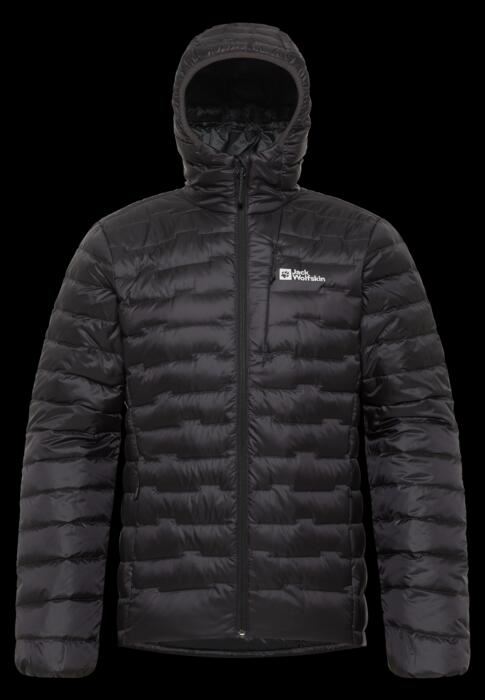 Jack wolfskin Passamani Down Hoody Isolatiejas Heren Phantom M
