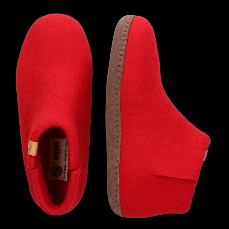 Tofvel Mula Slof Red 38