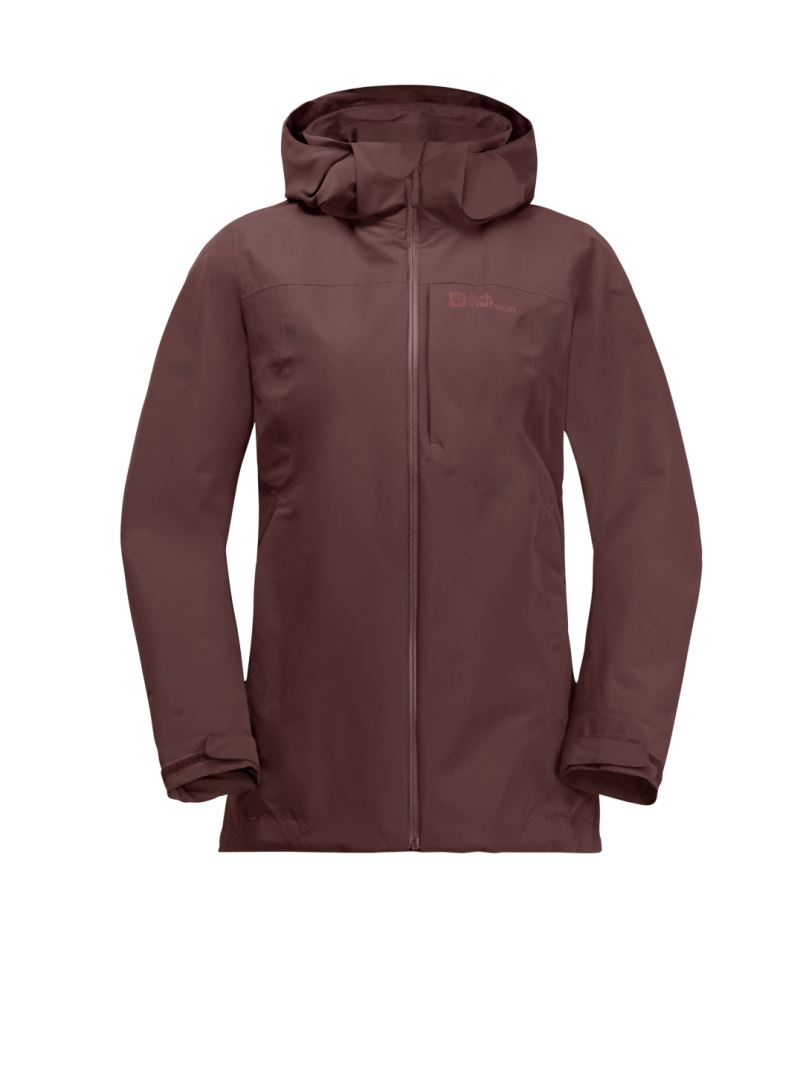 Jack Wolfskin Fernblick 2L Jacket Women - Outdoorjas - Dames - Aubergine - Maat M