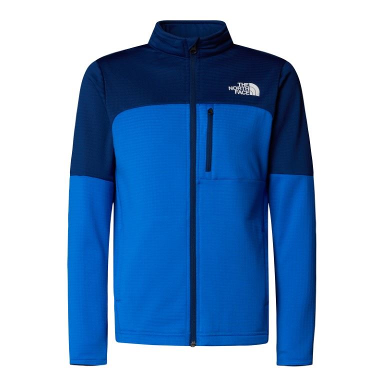 The North Face Hike Midlayer FZ Fleece Kinderen Hero Blue/Estate Blue M