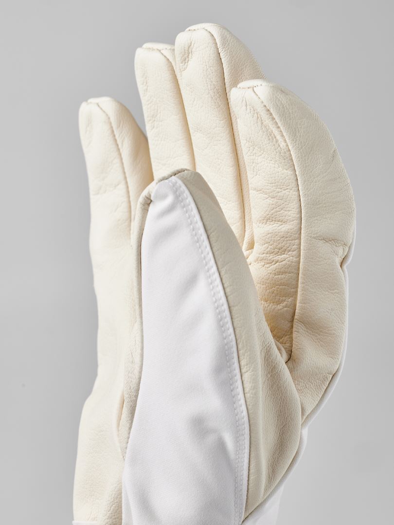Hestra Mono Wool Handschoen Offwhite 6