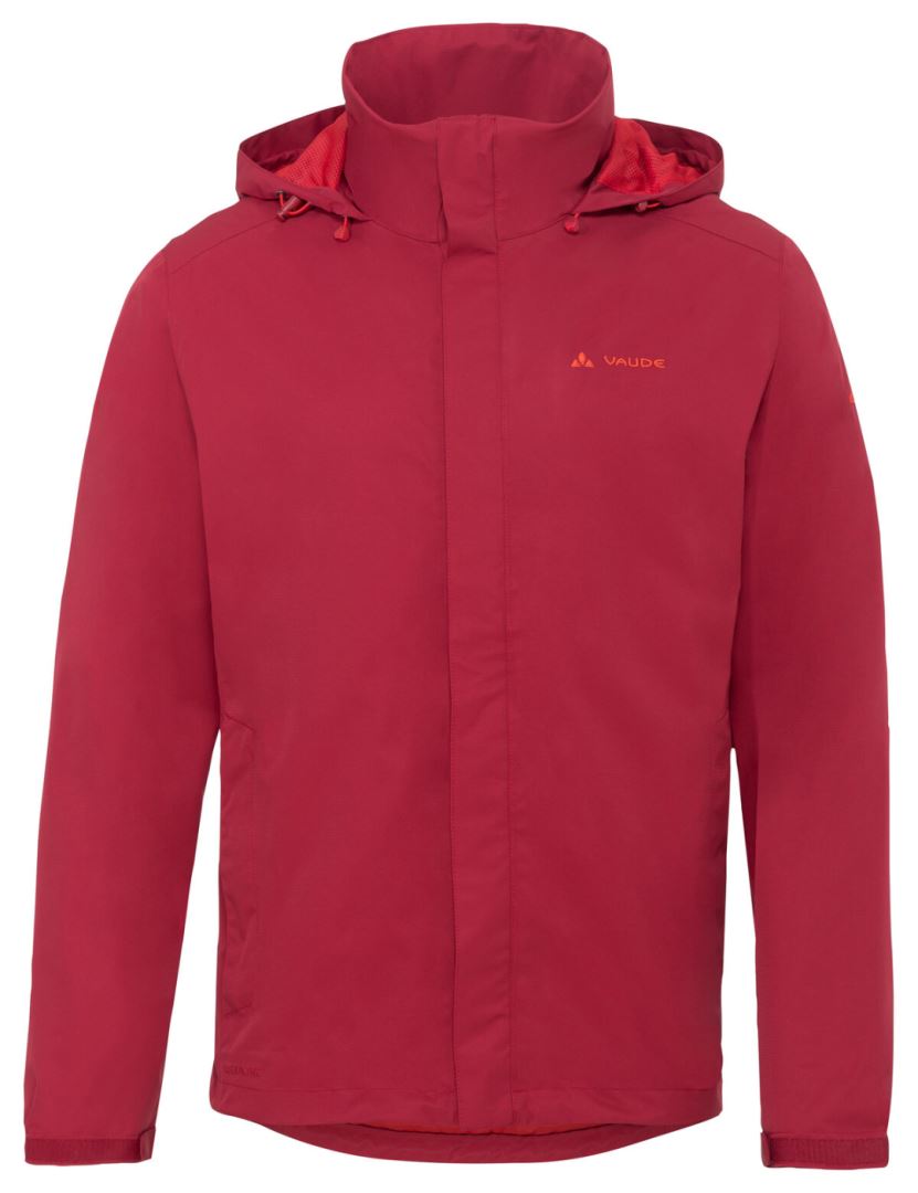 Vaude Escape Light Heren Regenjas Dark Indian Red M