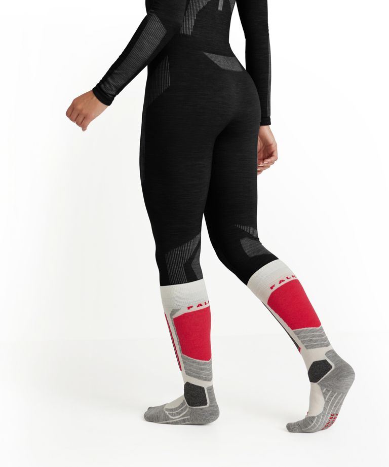 Falke 3/4 Wool-Tech Legging Dames Black L
