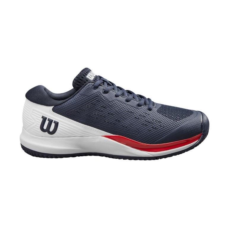 Wilson Rush Pro Ace Tennisschoen Heren Navy Blazer/White/Infrared 9, 5