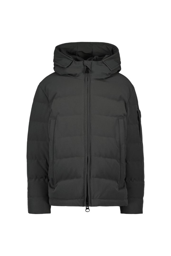 Airforce Mitchell Parka Jas Kinder - Jongens Gun Metal 16