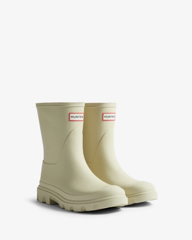 Hunter Downpour Short Regenlaars Gravel 41
