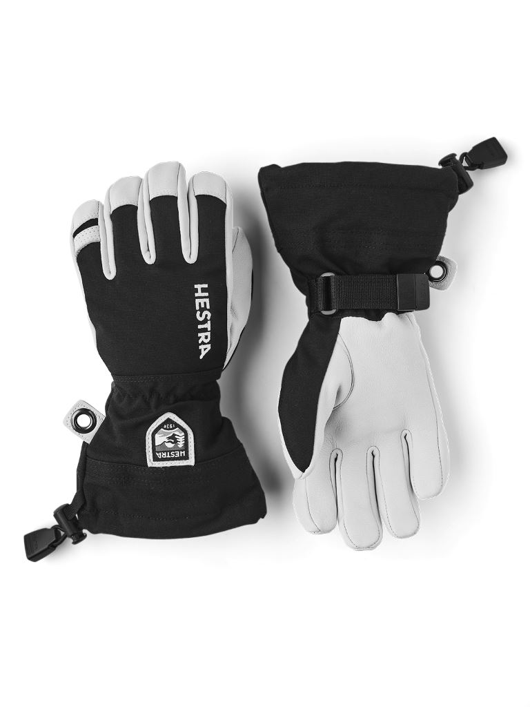 Hestra Army Leather Heli Ski Handschoen Kinderen BLACK 4