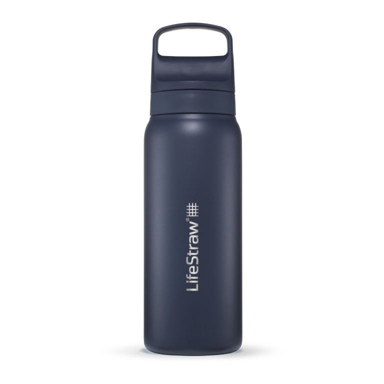 Lifestraw Go 2.0 - Stalen Waterfles met filter - 700ml - Aegean Sea Blue