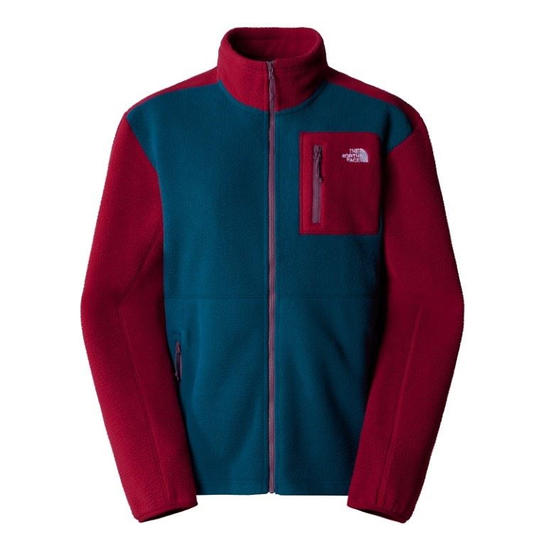 The North Face Yumiori Full Zip Fleece Dames Midnight Petrol - Beetroot - Midnight Mauve M