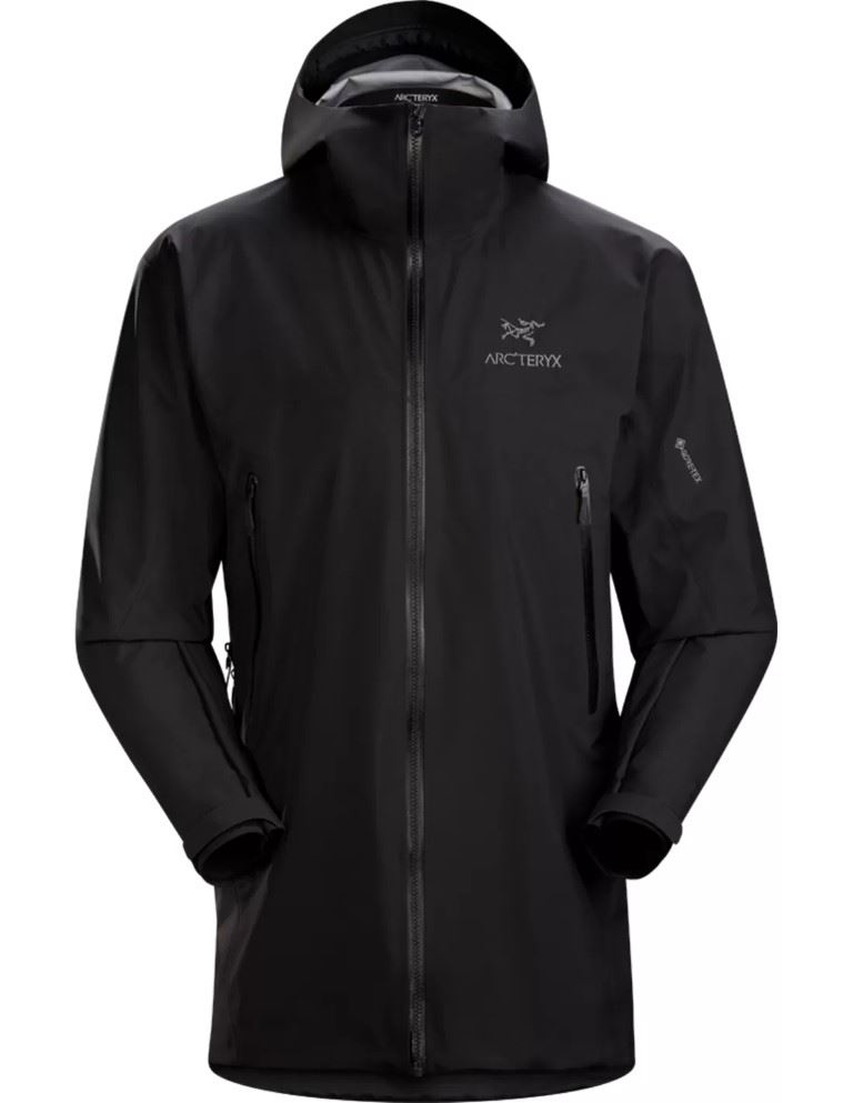 Arc&apos;teryx Beta Long Jacket Men&apos;s Jas Heren Hardshell Jas Black L