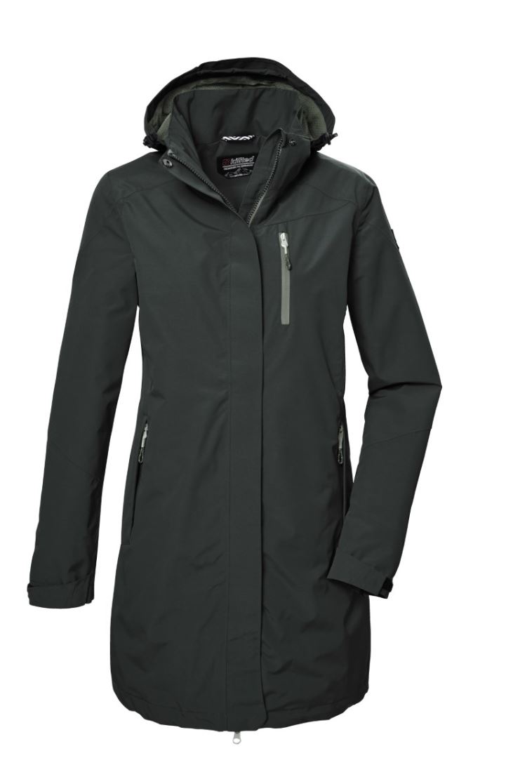 Killtec KOS 30 Parka Jas Dames Dark Green 48