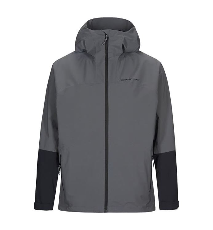 Peak Performance Nightbreak Heren Hardshell Jas Quiet Grey XL