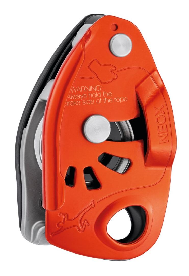 Petzl Belay Device Klimsport Neox Orange