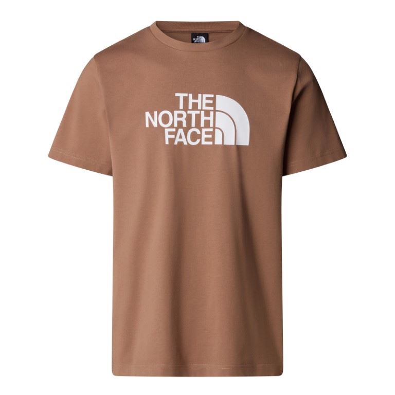 The North Face Easy S/S T-shirt Heren Latte/TNF White M