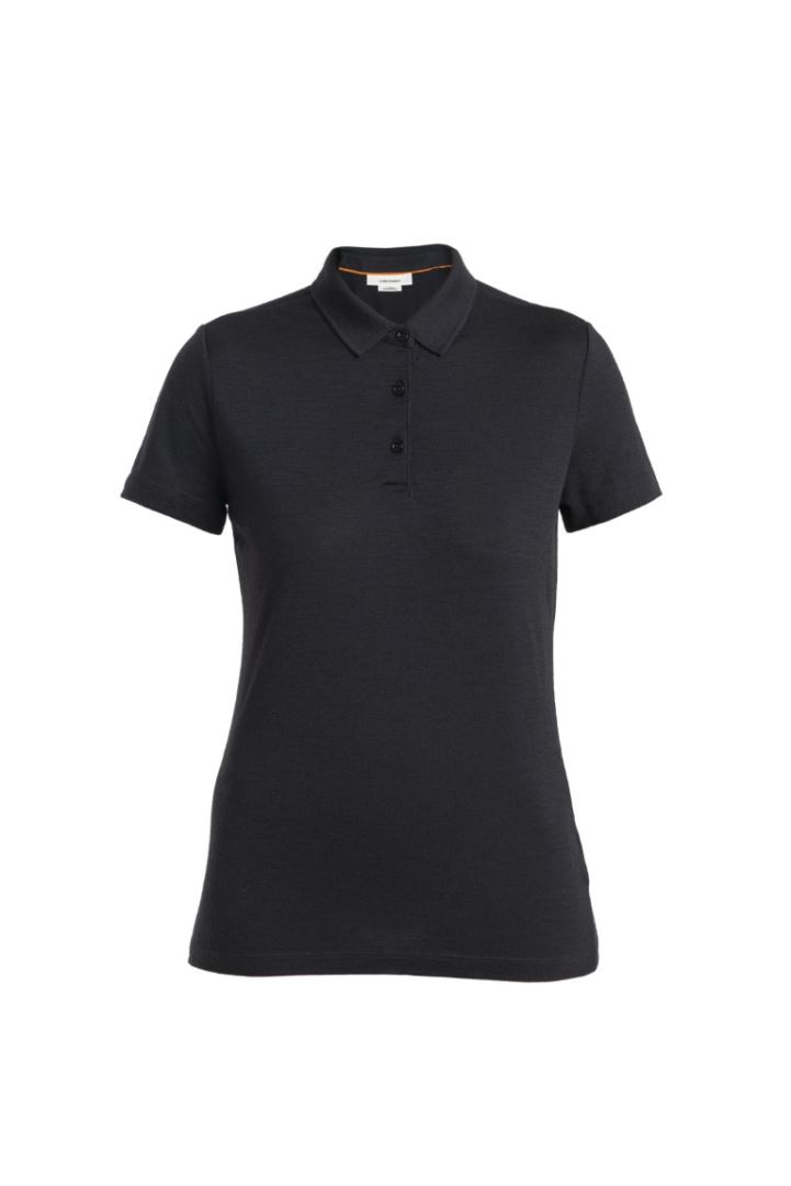 Icebreaker 150 Tech Lite III SS Polo Dames Black XL