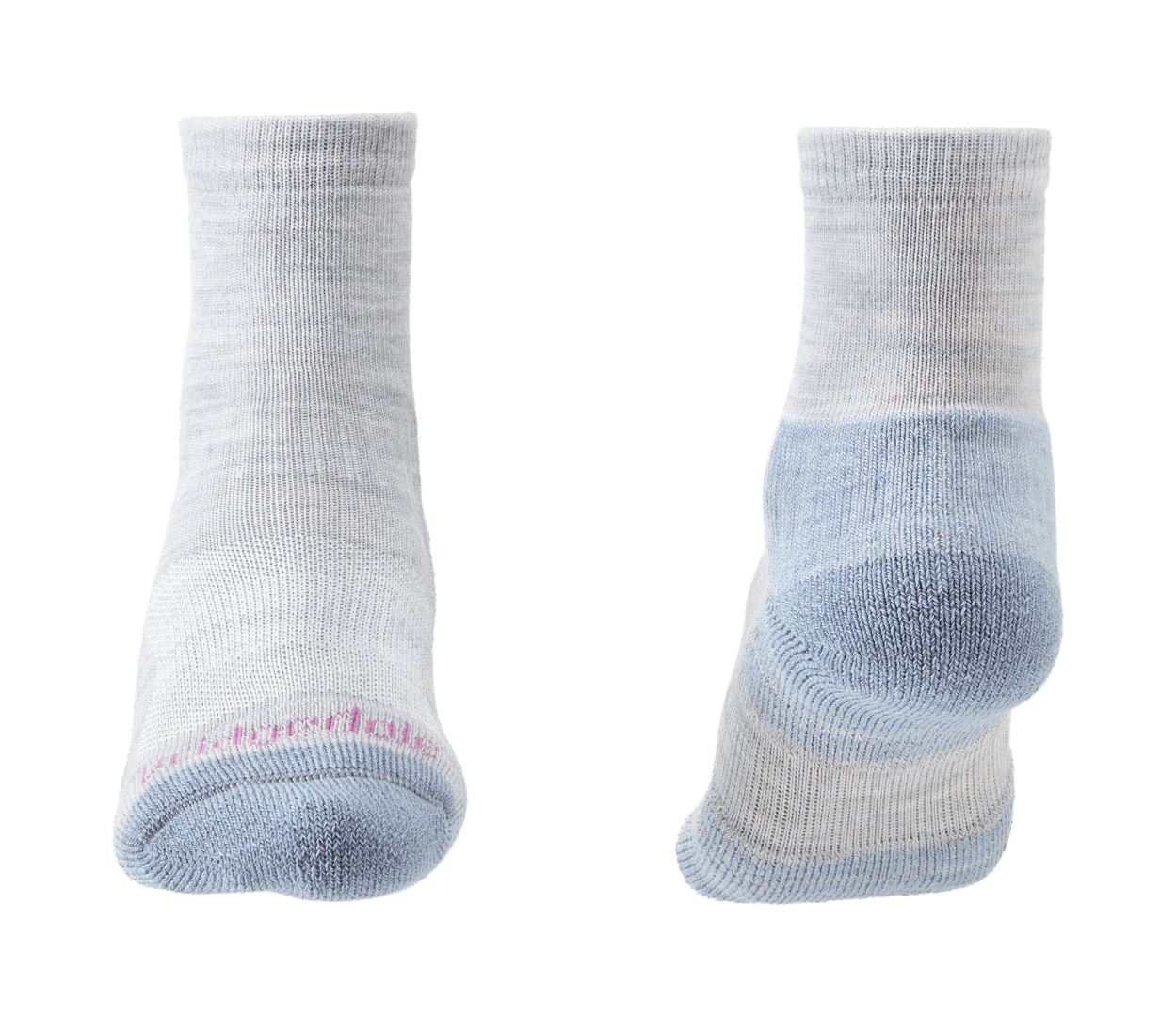 Bridgedale Lightweight Merino Performance 3/4 Crew Dames Wandelsok Grey Smoky Blue M