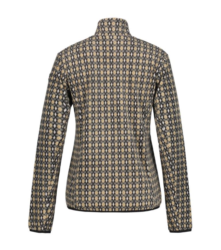LUHTA AUTTOINEN Dames Outdoorvest - Zwart beige - Maat S