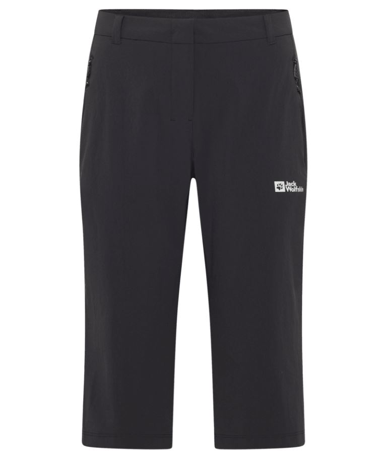 Jack Wolfskin Hikeout Capri Dames Black 46 R