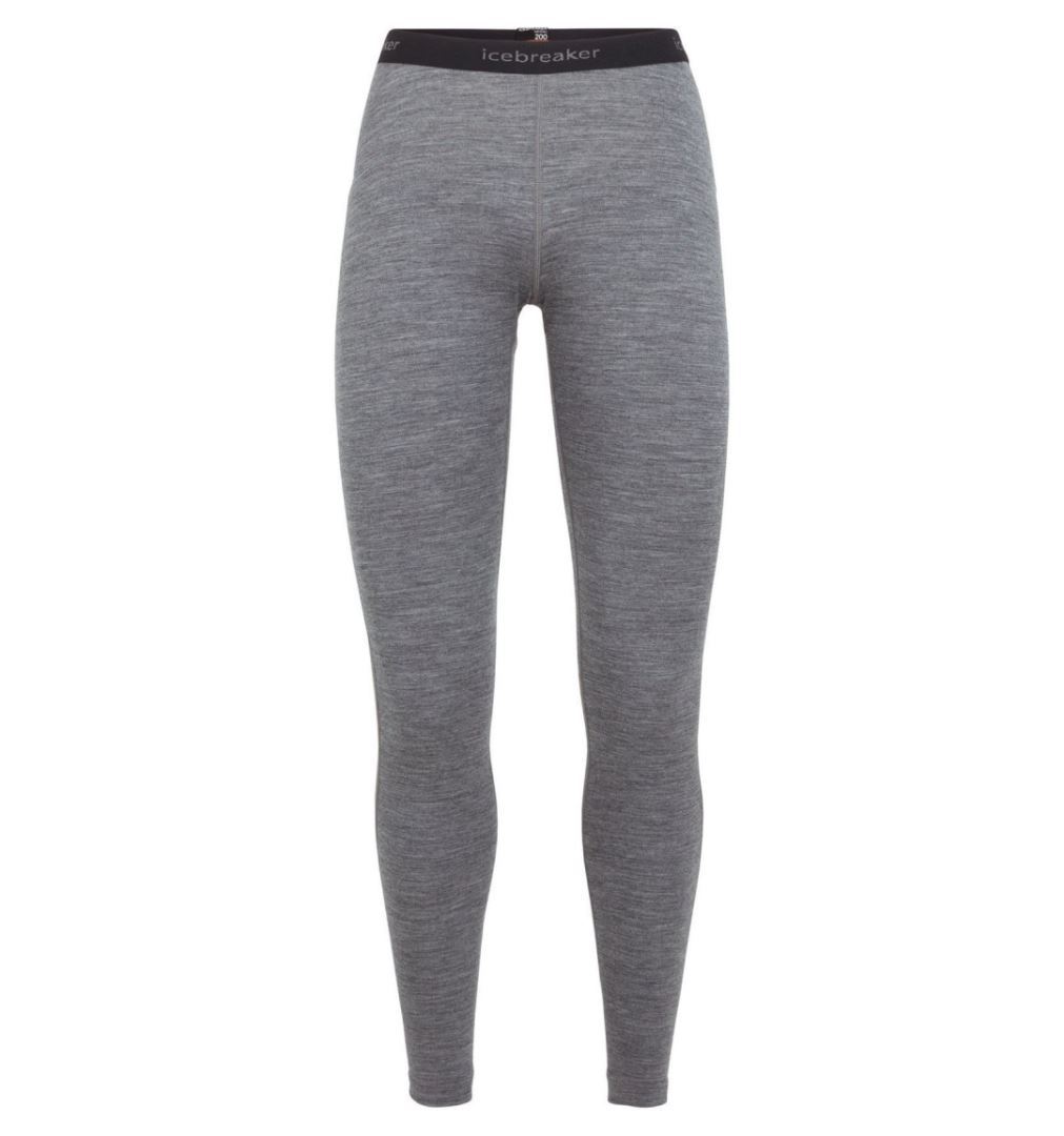 Icebreaker 200 Oasis Leggings Dames, grijs Maat S