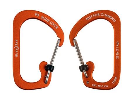 Nite Ize - Karabiner - Aluminium - #3 - Oranje