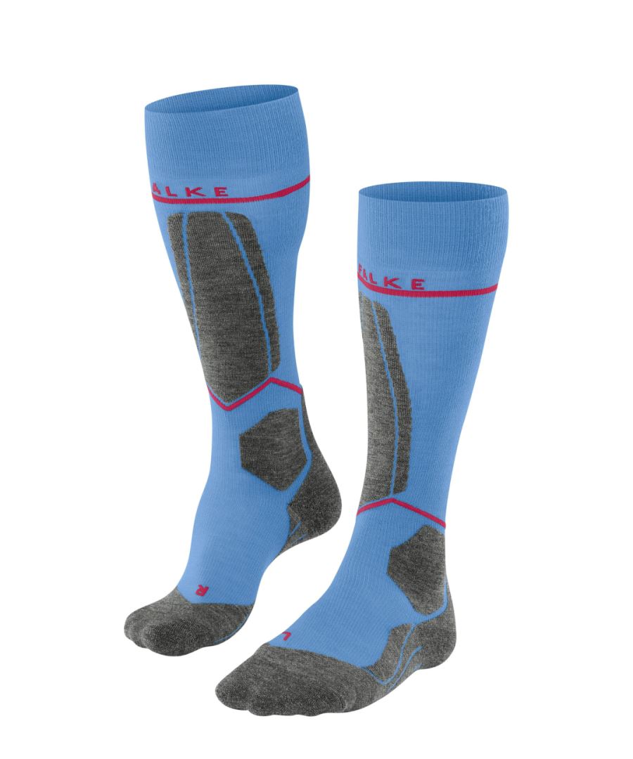 Falke Sk4 Advanced Compression Light Skisok Dames Morning Sky 37-38