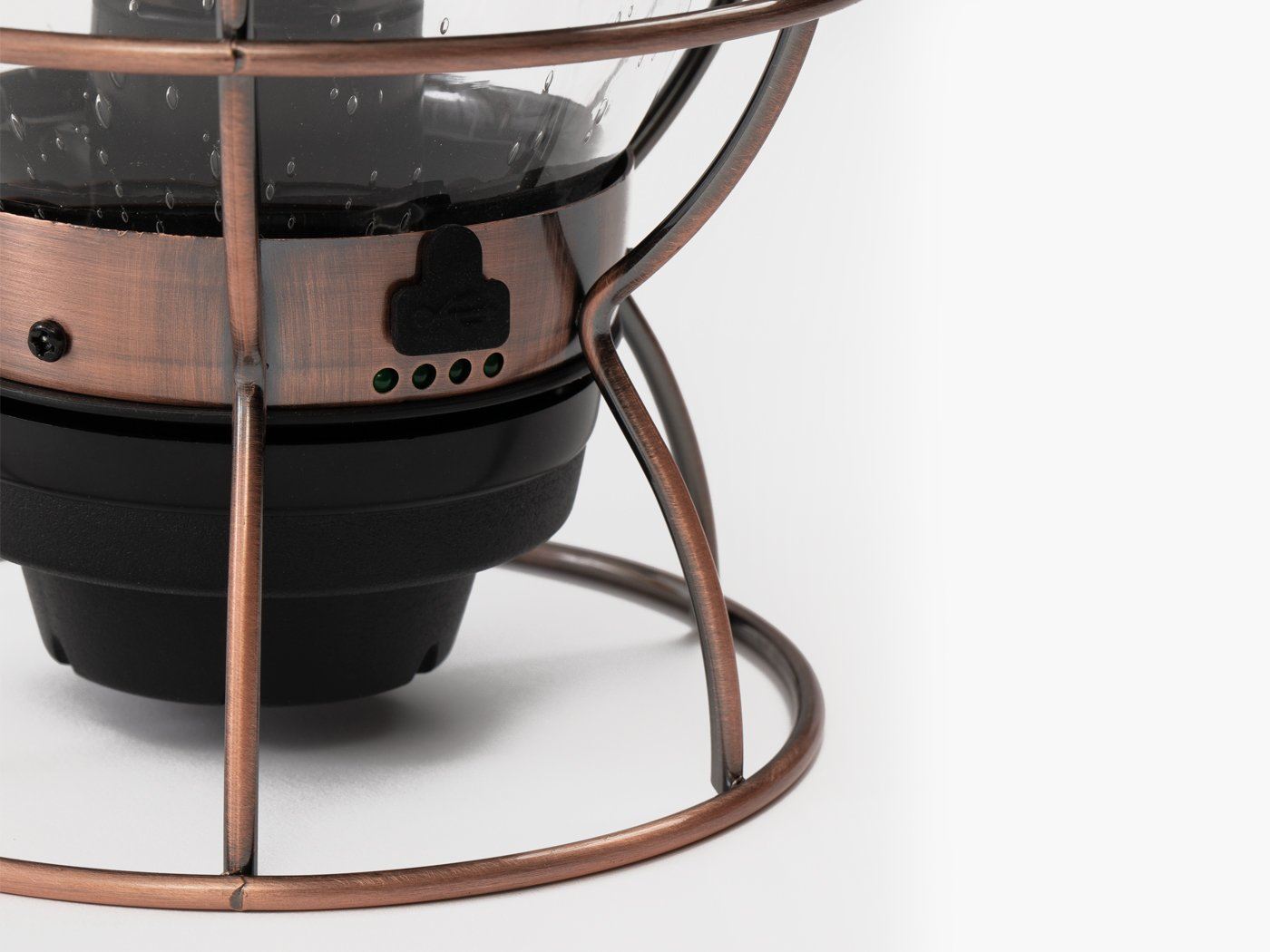 Barebones Railroad Lantern - Bronze Tafellamp Brons