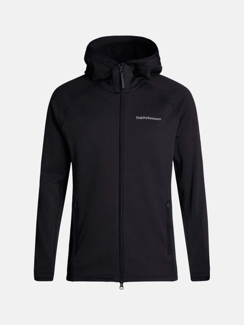 Peak Performance Chill Light Zip Hood Heren Vest Black XXL