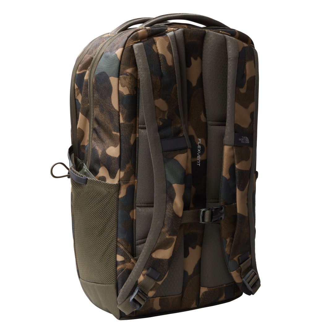 The North Face Jester Rugtas Utility Brown Camo Texture Print - New Taupe Green 28L