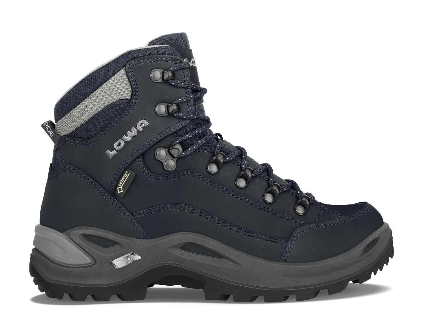 Lowa Renegade Gtx Mid Hoge Wandelschoen Dames Navy/Grey 2,5/35