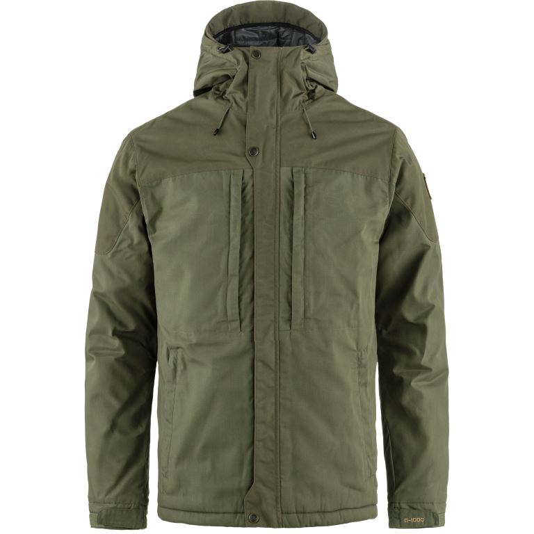 Fjallraven Skogsö Padded Winterjas Heren Laurel Green M
