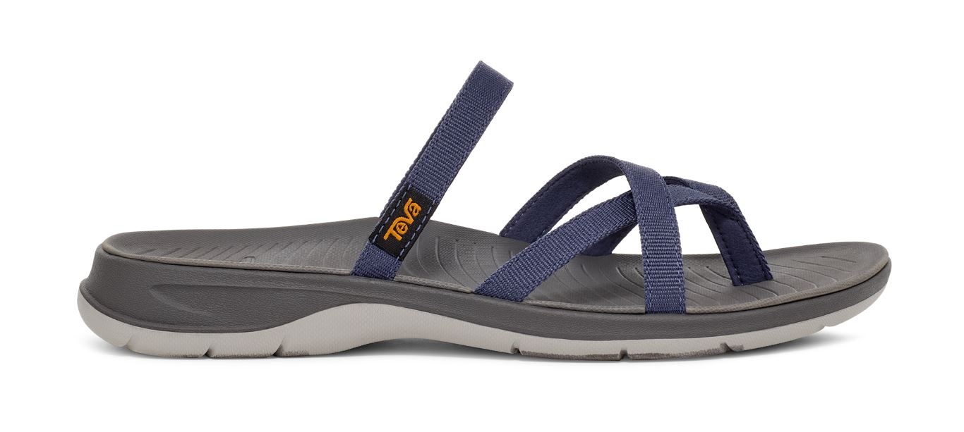 Teva Tirra Traveler Flip Slipper Dames Crown Blue 10