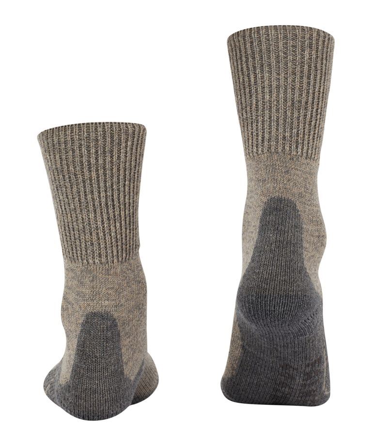 FALKE TK1 Adventure Wool Wandelen anti blaren, anti zweet Merino Wol Dames Sportsokken beige - Maat 39-40